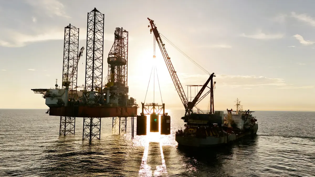 Морская нефтяная платформа